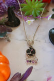 "Enchanted by the Night" Crystal Ball Tourmaline Necklace