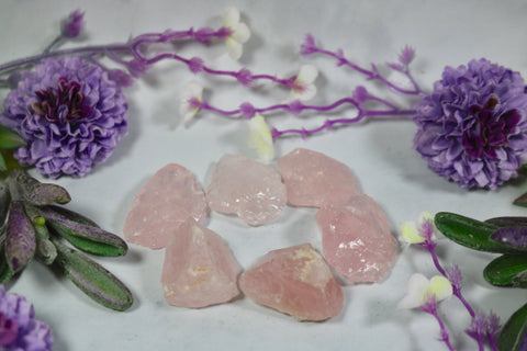 Small Raw Rose Quartz Chunks