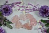 Small Raw Rose Quartz Chunks
