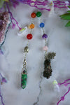 Silver Beaded Crystal Pendulums