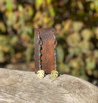 Monstera Crystal Earrings