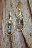 Gold Teardrop Earrings