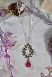 "Persephone's Jewels" Floral Necklace