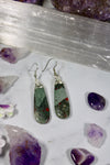 Genuine Stone Drop Earrings