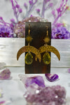 Sun Star Citrine Earrings