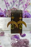 Sun Star Citrine Earrings