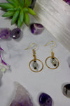 Brass Hoop Earrings