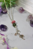 Boho Charm Necklace Collection with Stone Beads