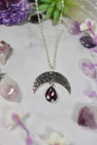 "Hecate's Jewel" Amethyst Moon Necklace