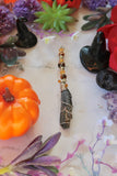 "Witches Broom" Black Kyanite Necklace