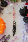 "Witches Broom" Black Kyanite Necklace