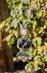 "Enchanted by the Night" Crystal Ball Tourmaline Necklace
