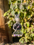 "Enchanted by the Night" Crystal Ball Tourmaline Necklace