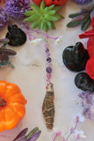 "Witches Broom" Black Kyanite Necklace